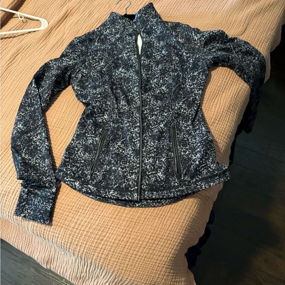 Lululemon Athletica Black and White Snow Jacket